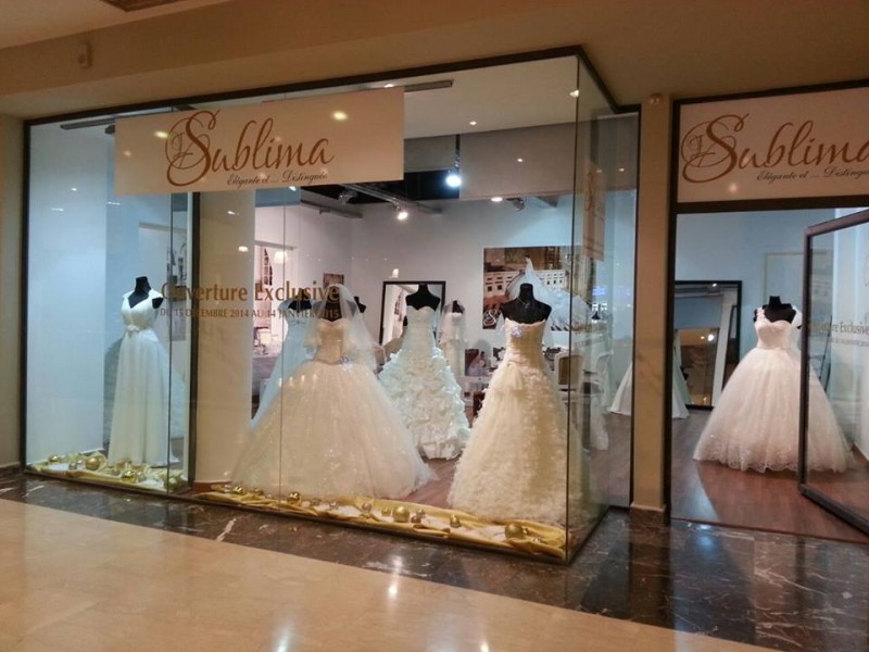 vente magasin robes mariées Sublima Rabat-Agdal Maroc